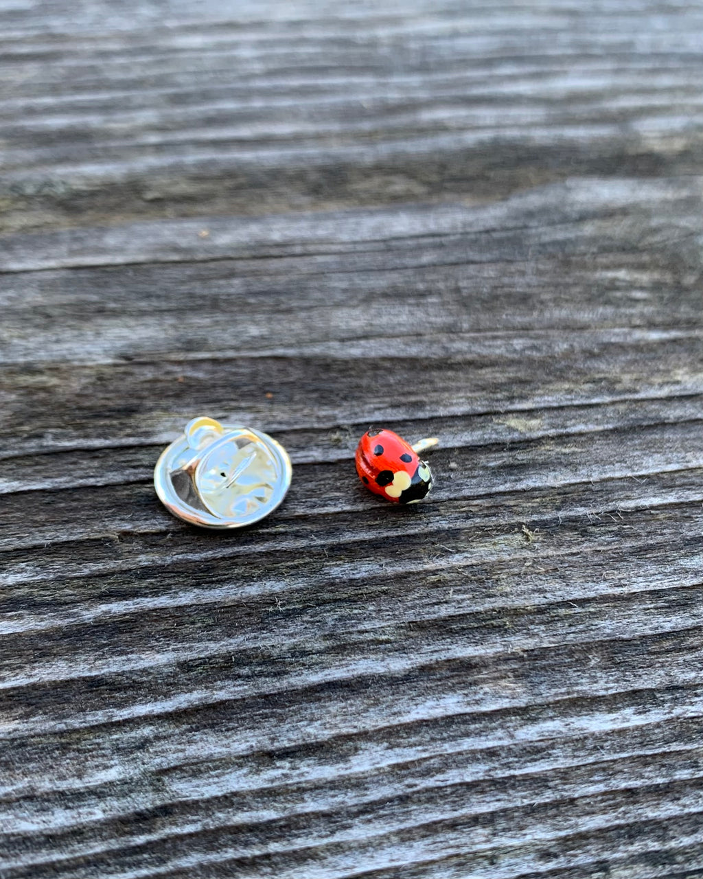 Realistic Ladybug Brooch Pin, Life-Sized, Unique Handmade Bug Pin