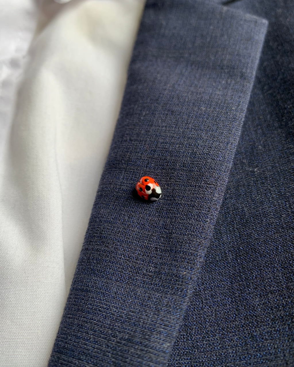 Realistic Ladybug Brooch Pin, Life-Sized, Unique Handmade Bug Pin